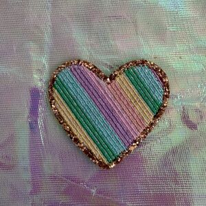 Stoney clover rainbow heart patch